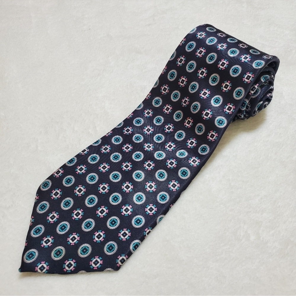 Lilly Dache Patterned Silk Blend Tie.‎ Size OS